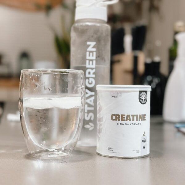 Creatina e garrafa Stay Green
