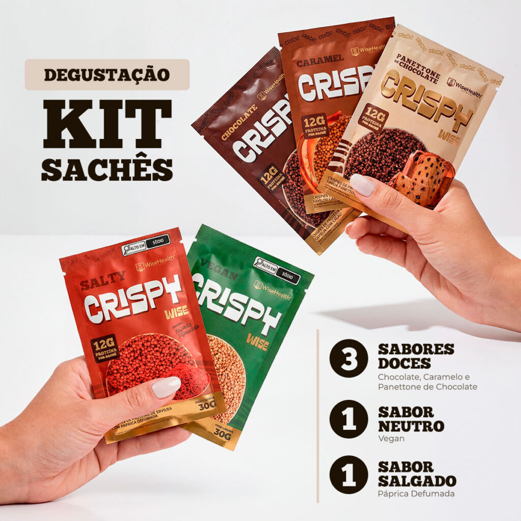 Kit degustação Crispy Wise Vegan