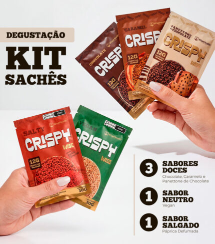 Kit degustação Crispy Wise Vegan